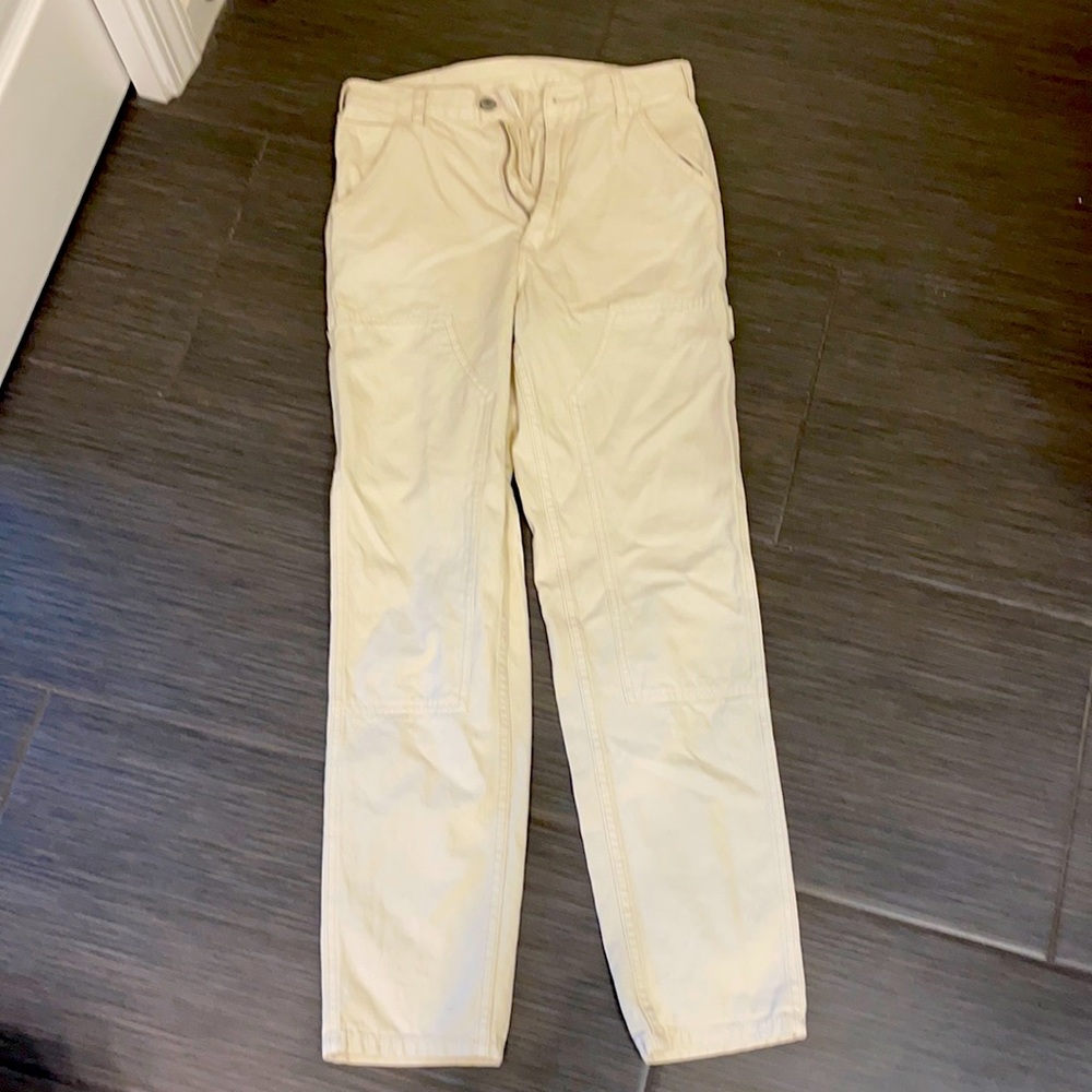 Cream white pants